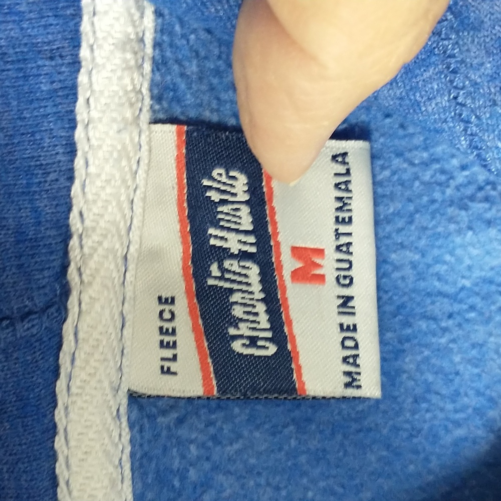 Kansas Jayhawks Blue Hooded Sweatshirt - University Logo Pullover - Picture 2 of 8
